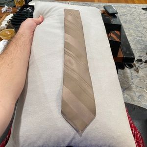 Brown Striped Tie